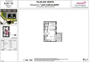 t2 à la vente -   68840  PULVERSHEIM, surface 43 m2 vente t2 - UBI428368958